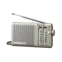 パナソニック ラジオ FM/AM/ワイドFM対応 シルバー RF-U156-S | LARGO Yahoo!店