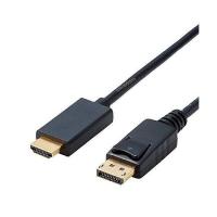 エレコム 変換ケーブル HDMI DisplayPort 1.0m ブラック CAC-DPHDMI10BK | LARGO Yahoo!店