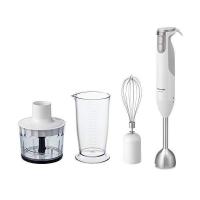 パナソニック ハンドブレンダー 4枚刃 1台4役(混ぜる つぶす きざむ 泡立て)離乳食 速度調整 誤使用防止設計 レシピブック付 | LARGO Yahoo!店