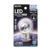 エルパ LED電球G40形 LED電球 照明 E26 1.4W 昼白色 屋内用 LDG1CN-G-G255 | LARGO Yahoo!店