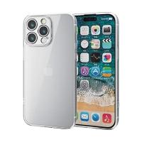 エレコム PM-A23DHVCKKCR iPhone15 Pro Max ケース クリア カメラ保護 耐衝撃 | LARGO Yahoo!店