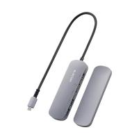 エレコム DST-C18SV USB Type-C ハブ ドッキングステーション 2 シルバー | LARGO Yahoo!店