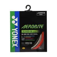 ヨネックス(YONEX) バドミントン ストリングス エアロバイト (0.61mm) BGAB ホワイト×レッド | LARGO Yahoo!店