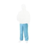 TRUSCO(トラスコ) 不織布使い捨て保護服ズボン LLサイズ ブルー TPCZLLB | LARGO Yahoo!店