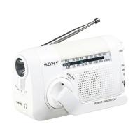 ソニー FM／AMポータブルラジオ ICF-B09 ホワイト(1台) | LARGO Yahoo!店