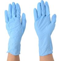 川西工業 ニトリル極薄手袋ロング 粉なし 100枚入 #2038 ブルー M | 気まぐれサンタ