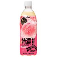 アサヒ飲料 三ツ矢特濃ピーチスカッシュ 500ml×24本 [サイダー] | 気まぐれサンタ