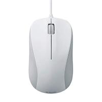 エレコム マウス 有線 Mサイズ 3ボタン USB 光学式 ホワイト ROHS指令準拠 M-K6URWH/RS | 気まぐれサンタ
