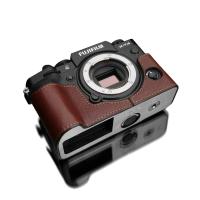 GARIZ/ゲリズ FUJIFILM X-T4用 本革カメラケース XS-CHXT4BR ブラウン | スマイルカメラYahoo店