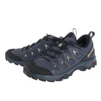 サロモン（SALOMON）（レディース）トレッキングシューズ ローカット 登山靴 X BRAZE ゴアテックス W INDIA L47180800 グレー | L-Breath Yahoo!店