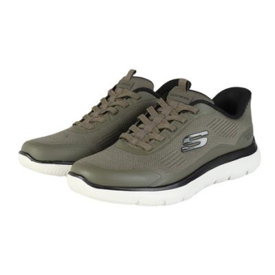 ほぼ未使用　スケッチャーズ　スリップインズ　カーキ色　24cm skechers スリップインズ（色：カーキ系）の商品一覧 通販 - Yahoo