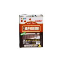 かっ色_3L_焼き杉用 アサヒペン 塗料 ペンキ 油性焼き杉用塗料 3L かっ色 油性 焼杉用 艶消し 防カビ 防虫 防腐 日本製 | Le CieL 3rd store