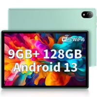 グリーン DOOGEE U10 タブレット 10 インチ wi-fiモデル Android 13 タブレット PC 9GB RAM + 128GB ROM(1TB TF 拡張) 4コア 2.0 GHz CPU タブレット WiFi+1280* | Le CieL 3rd store