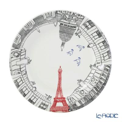 GIEN 並行輸入品 ジアン(Gien) サ・セ・パリ デザートプレート 22cm