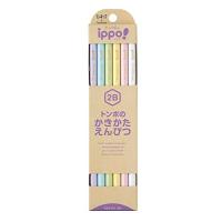 トンボ鉛筆 鉛筆 ippo かきかたえんぴつ 2B パステル 1ダース KB-KNPT01-2B | ピコSHOP