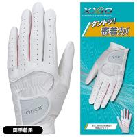 レディース ダンロップ ゼクシオ GGG-X021WW ホワイト×ピンク ゴルフ手袋 両手着用 女性用 | ゴルフショップジョプロ