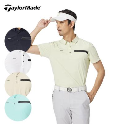 テーラーメイド　ゴルフウェア　長袖ポロシャツ　Lサイズ　ライトグリーン テーラーメイド ゴルフウェア 長袖ポロシャツ Lサイズ ライト
