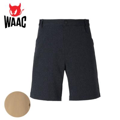 サイズ：2 WAAC ワック  ストレッチ ハーフパンツ  ブラック系 [240101422813] ゴルフウェア メンズ ストスト MENS ドビーストレッチ ハーフパンツ ブラック/072242440