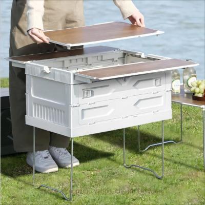 テーブル・チェア・ハンモック cargo container 蓋付き かご（アウトドア テーブル、チェア、ハンモック）｜アウトドア