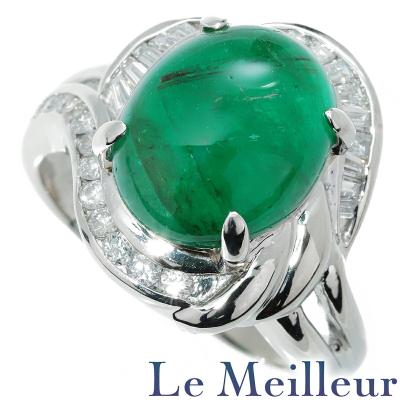 カボションエメラルドリング（石の素材：エメラルド）のおすすめ人気  