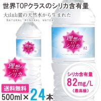 シリカ水 500ml 24本 高濃度シリカ水 シリカウォーター 理想のシリカ ミネラルウォーター ケイ素水 天然水 天然シリカ 水 軟水 国産 鳥取県産 | レモンの木