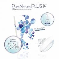 コンタクトレンズ 1day コンタクト 30枚 ピュアナチュラルプラス 38% ワンデー 2箱 Pure Natural Plus one day | コンタクトレンズ通販-レンズExpress