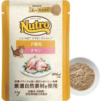 ニュートロ キャット デイリー ディッシュ 子猫用 チキン なめらかなムースタイプ パウチ  35g×96袋 | Leo&Momoテイスト