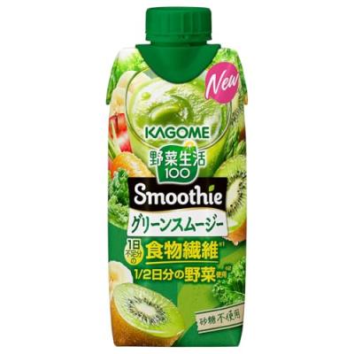 カゴメ 野菜生活100 Smoothie(スムージー)グリーンスムージー 330ml紙
