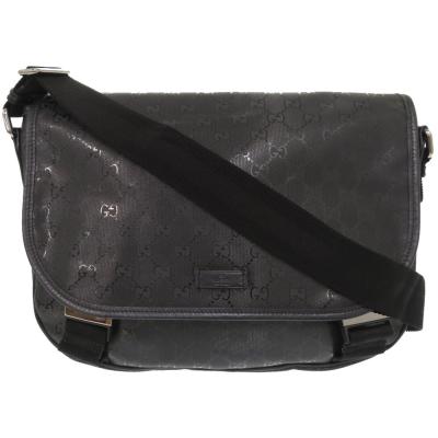 GUCCI（グッチ） 美品 GGインプリメ 201732 PVC ブラック