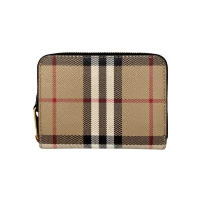 新品未使用　箱あり　BURBERRY チェック柄 コインケース 未使用 バーバリー ノバチェック コインケース ロゴ型押し