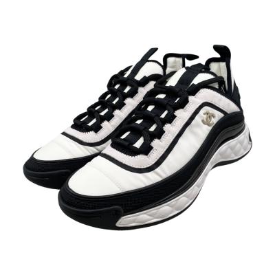 正規品！オススメ！CHANELシャネル ブラック スニーカー CHANEL】シャネル スニーカー スエード ブラック (CHANEL