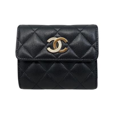 【極美品最終値下げ！！】シャネル　三つ折り財布 楽天市場】CHANEL シャネル 財布 未使用 三つ折り財布 AP0232