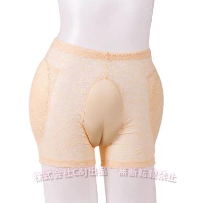 シリコンパンツ　ホワイト　フリーサイズ 高身長 ブロックレースワイドパンツ（トールサイズ） 通販