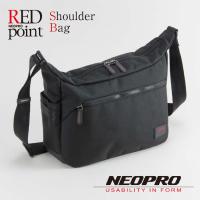 ショルダーバッグ メンズ メンズショルダーバッグ NEO PRO レッドポイント ブラック | LIFE LUCK ヤフー店