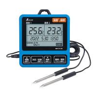 シンワ測定 デジタル温度計 I データログ機能付 隔測式ツインプローブ 防塵防水 73126 （-50〜90℃） | 生活計量(ライフスケール)