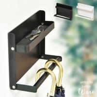 傘立て マグネット 磁石 メール便 アンブレラホルダー スリム 省スペース コンパクト 傘掛け 白 黒 マグネットアンブレラハンガー