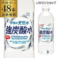 炭酸水 500ml 48本 2個口でお届け 最安値 サンガリア 強炭酸水 送料無料 伊賀の天然水 炭酸水 サンガリア強炭酸水 2ケース ITO | ビアーザワールドYahoo!店