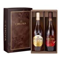 送料無料 ザ チョーヤ ギフトエディション 700ml×2本セット The CHOYA 三年 一年熟成 梅酒 母の日 カード付き  八幡 | リカマンYahoo!店