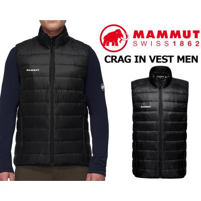 MAMMUT CRAG IN VEST MEN REGULAR FIT BLACK 1013-03450-0001 MAMMUT CRAG IN VEST MEN REGULAR FIT BLACK 1013-03450-0001