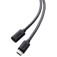 エレコム USB Type C 延長ケーブル 1m USB2.0 480Mbps PD 60W対応 ブラック MPA-ECC10BK | LINEAR1