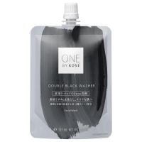 ONE BY KOSE(ワンバイコーセー) 洗顔 毛穴 ダブル ブラック ウォッシャー 本体 140g 皮脂 くすみ 角質 クレイ | LINEAR1