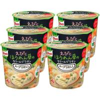 味の素 クノール スープ DELI えびとほうれん草のクリームグラタン スープパスタ 46.2g×6個 (カップスープ スープ パスタ 食品 まとめ買 | LINEAR1