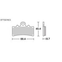 777-0877000 ＳＢＳブレーキパッド 877HF KTM 125 DUKE KITACO(キタコ) | ナカノライニング商會 用品店