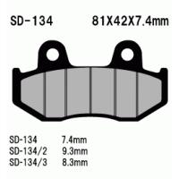 SD-134/3 Epsilon 250 02-03 SC250 KAWASAKI レジン系 リア ブレーキパッド べスラ | ナカノライニング商會 用品店