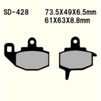 SD-428 KLR650 98 KL650 KAWASAKI レジン系 フロント ブレーキパッド べスラ | ナカノライニング商會 用品店