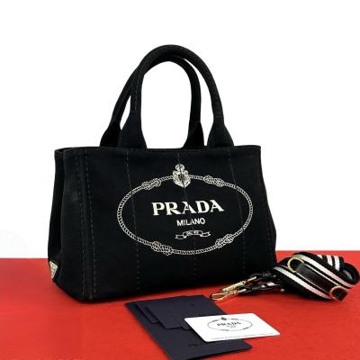 PRADA レディースバッグ（バッグ、小物素材：帆布、布製