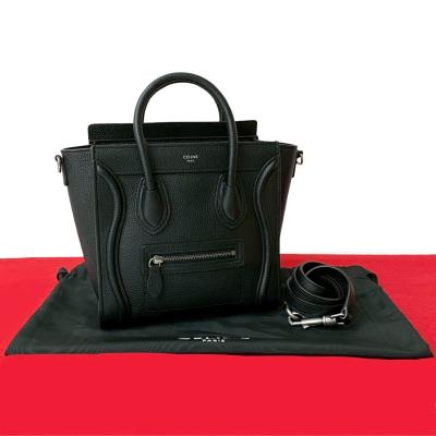 【極美品・現行モデル】セリーヌ　ラゲージ　ナノ　トートバッグ　ショルダー　ハンド CELINE セリーヌ ラゲージ ナノ 2WAY レザーハンドバッグ