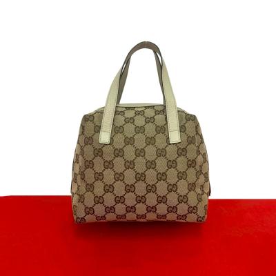 GUCCI ハンドバッグ　ミニボストンGG グッチシマ (美品)グッチ GUCCI 2way ミニボストン バッグ 斜め掛け 紺