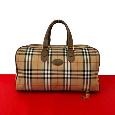 バーバリーズ ボストンバッグ ノバチェック PVC 本革 ショルダーストラップ BURBERRY レディースボストンバッグ｜バッグ｜ファッション 通販