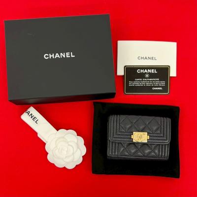 CHANEL 財布 三つ折り マトラッセキャビアスキンのおすすめ人気